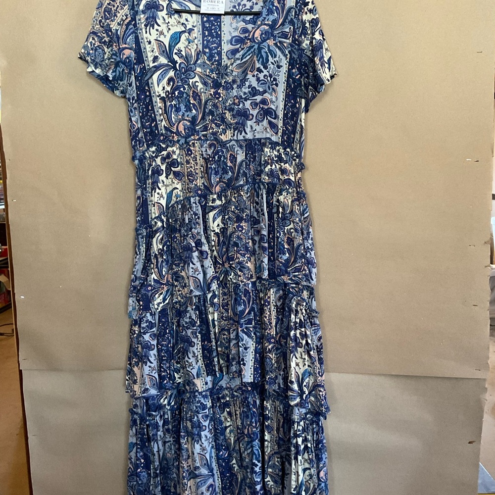 Bohera dress. Floral. Maxi. Size M